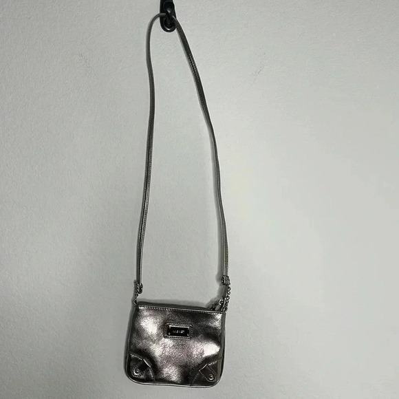 Nine West Handbags - Nine West | Silver Mini Crossbody